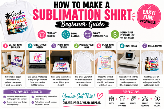 How to Make a Sublimation Shirt at Home — Beginner Guide