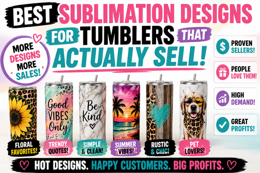 Best Sublimation Designs for Tumblers That Actually Sell