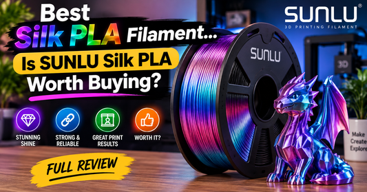 Best Silk PLA Filament... Is SUNLU Silk PLA Worth Buying?