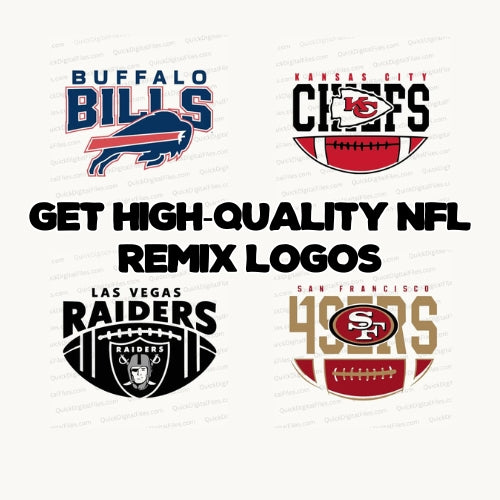 Get High-Quality NFL Remix Logos: SVG, PNG, JPEG, and PDF Downloads