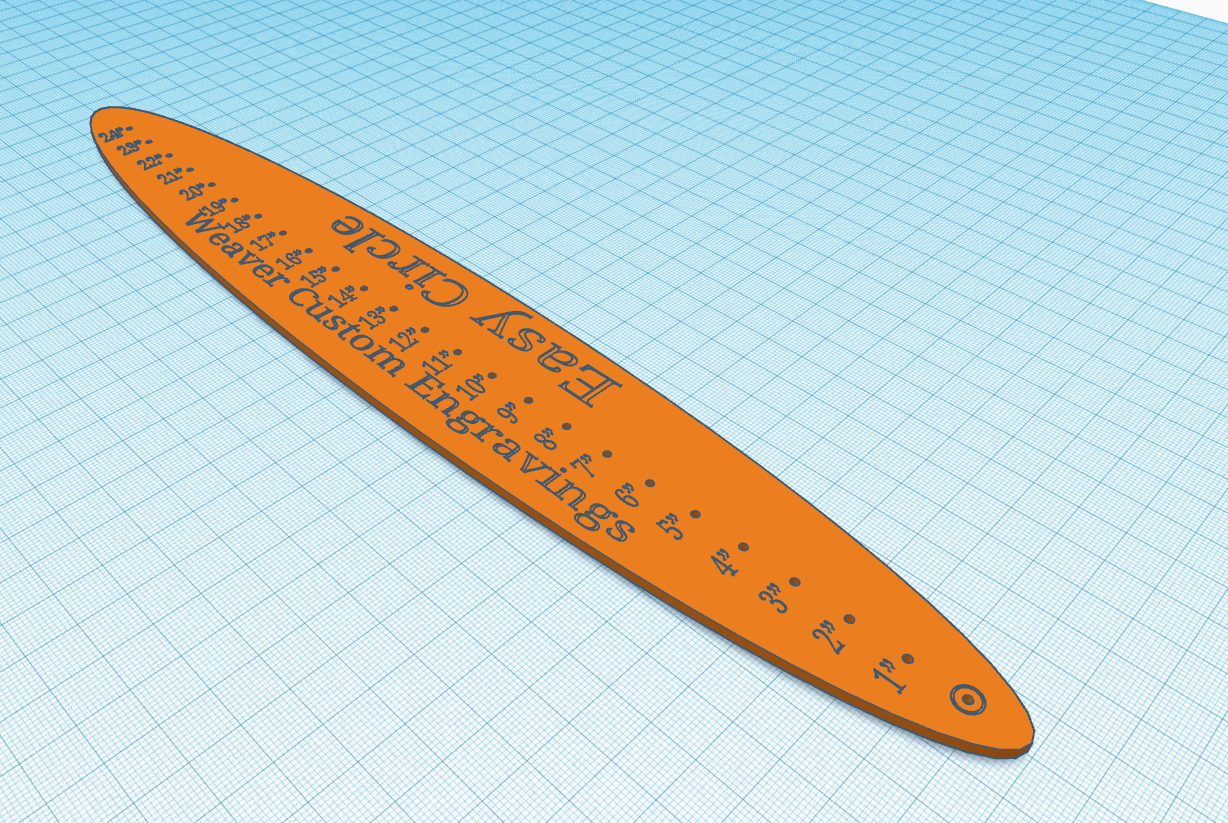 3D STL file for an innovative circle drawing tool perfect for DIY crafts and woodworking.