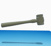 DIY 3D printable old-style hammer STL file with rounded ends