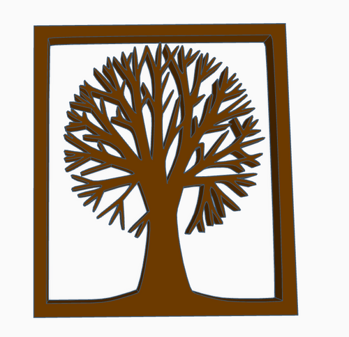 Tree in Frame - 3D File: STL