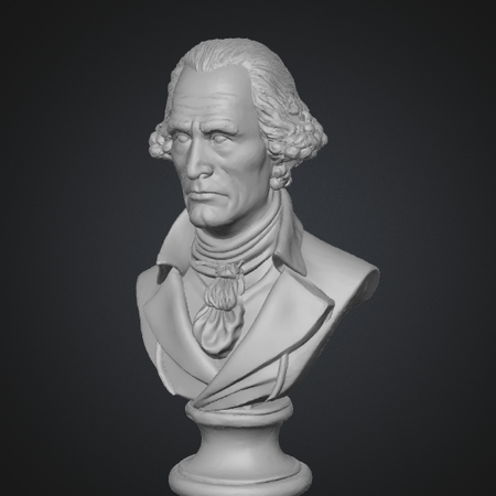 founding father washington bust stl
