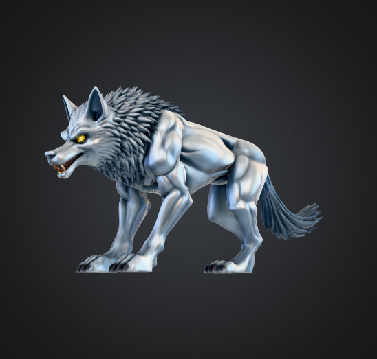 werewolf 3d model