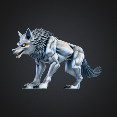 werewolf 3d model