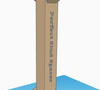 3D STL file for The Perfect Stud Spacer, a revolutionary building tool for precise stud spacing.