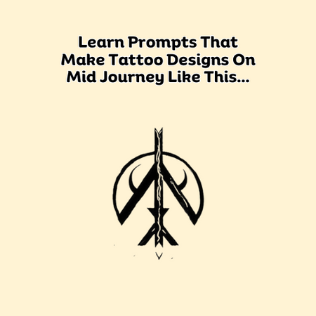 Tutorial on designing rune symbol tattoos with Midjourney.