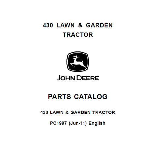 John Deere 430 Parts Manual: PDF