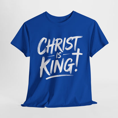 Jesus is King vector graphic with worship symbolism
