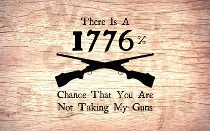 Second Amendment rights silhouette graphics