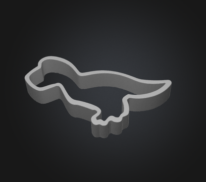 T-Rex Cookie Cutter 3D Files: STL GLB OBJ