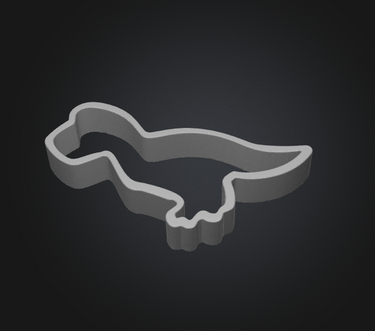 T-Rex Cookie Cutter 3D Files: STL GLB OBJ