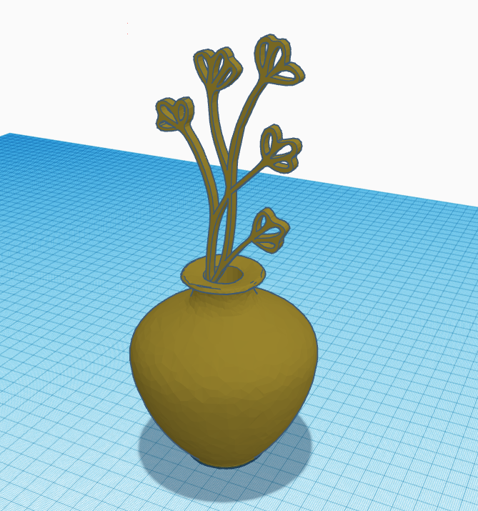 "DIY 3D-printed vase with intricate flower motif STL file"