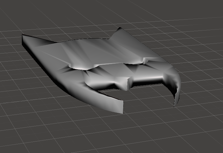 "One-piece Batman mask for 3D printing at home, free download."
