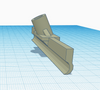 3D STL file for DIY toy pusher broom attachment for easy cleanup.