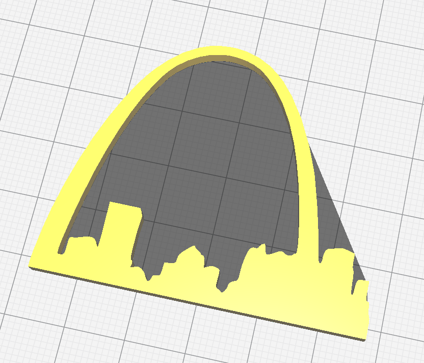 "3D print your own Gateway Arch with STL & OBJ files for detailed modeling."