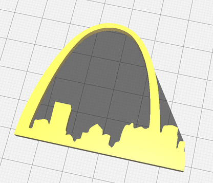 "3D print your own Gateway Arch with STL & OBJ files for detailed modeling."