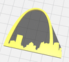 "3D print your own Gateway Arch with STL & OBJ files for detailed modeling."