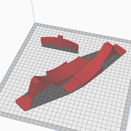 3D printed Hot Wheels loop base replica