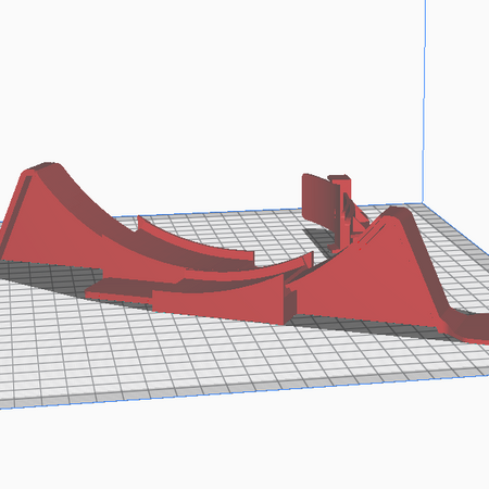 STL file for Hot Wheels loop base replacement