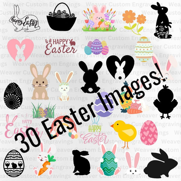 Colorful Easter SVG images for crafts