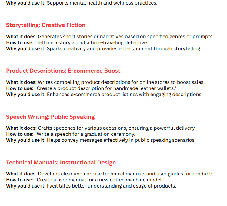 AI Commands List eBook