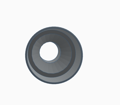 Easy-to-adjust 3D printed saw vacuum adapter for a dust-free workspace.