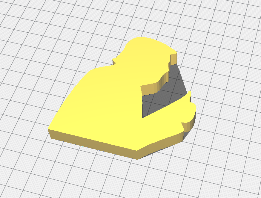 "Donald Trump stand-up shape 3D print STL download"