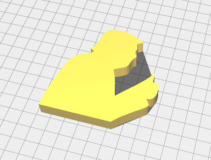 "Donald Trump stand-up shape 3D print STL download"