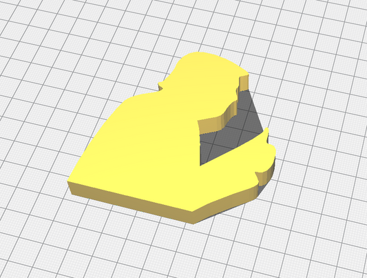 "Donald Trump stand-up shape 3D print STL download"