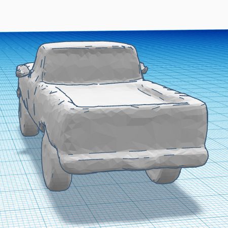 Detailed 90s Ford F-150 STL file for 3D printer enthusiasts