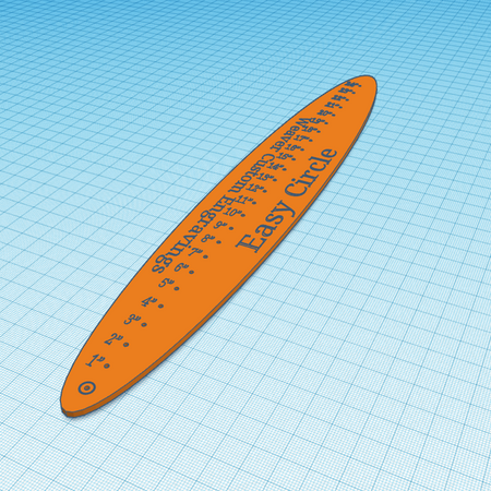 Easy-to-use circle drawing 3D printable tool for perfect circles every time.