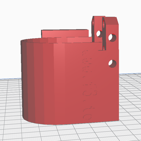 3D printable laser module housing for EleksMaker
