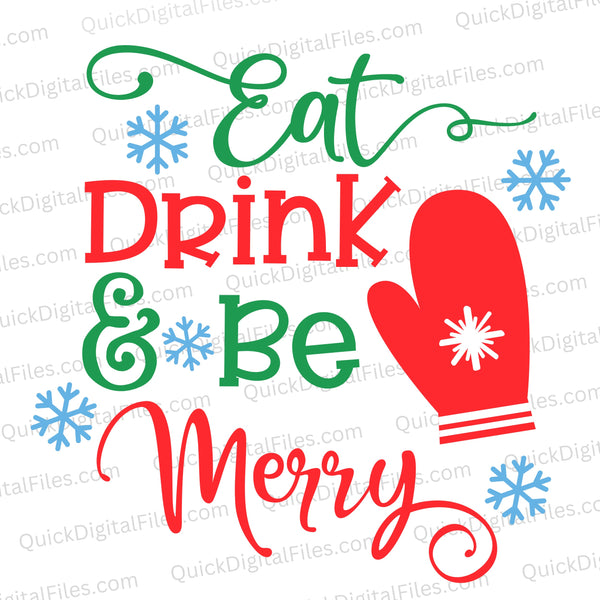 Festive Holiday SVG Bundle PNG
