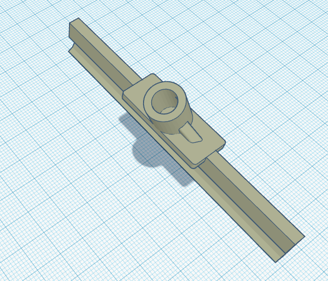Downloadable 3D STL toy cleanup tool compatible with standard broom handles.