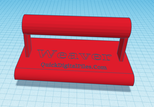 DIY concrete curb edging tool digital download for 3D printing.