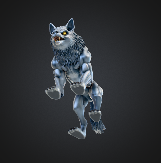 STL werewolf file