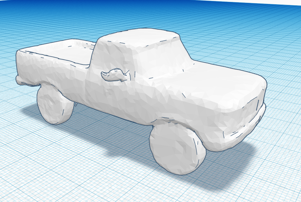 Classic Ford F-150 pickup truck 3D printing model download
