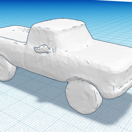 Classic Ford F-150 pickup truck 3D printing model download