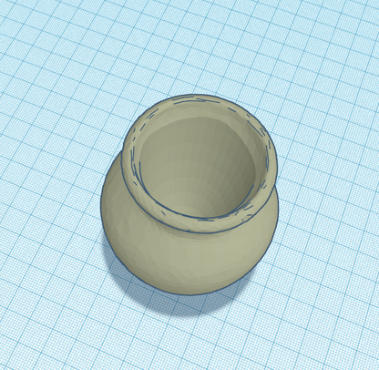 Elegant textured vase 3D print file for fresh flowers