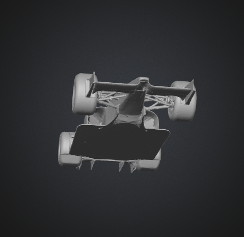 3d model race car obj format