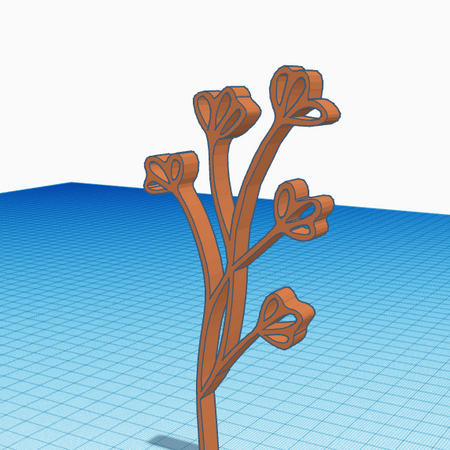 "Downloadable STL files for modern 3D-printed flowers"