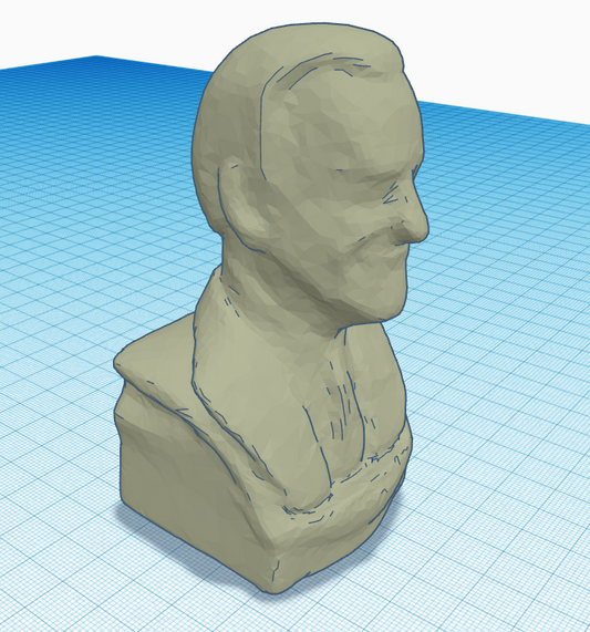 Joe Biden Bust STL: Lifelike 3D Model for Printing