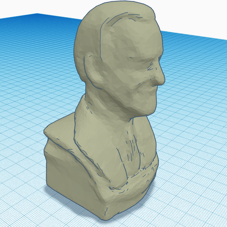 Joe Biden Bust STL: Lifelike 3D Model for Printing