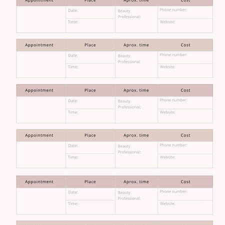 Printable Self Care Journal Planner