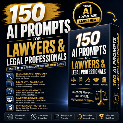 AI prompts for lawyers interactive prompt library