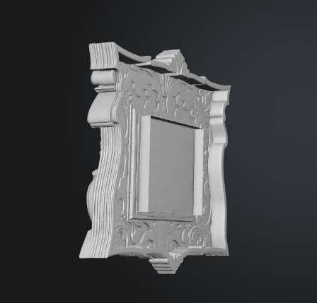 Antique picture frame STL download