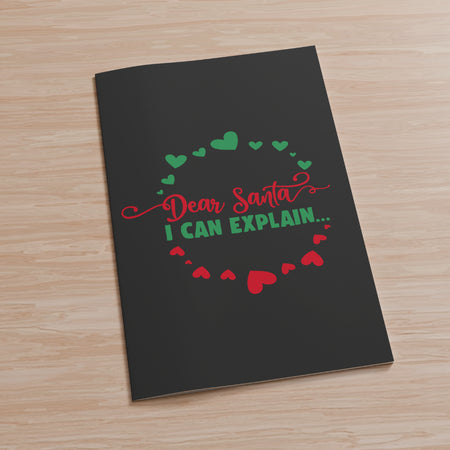 Festive calligraphy Christmas design SVG
