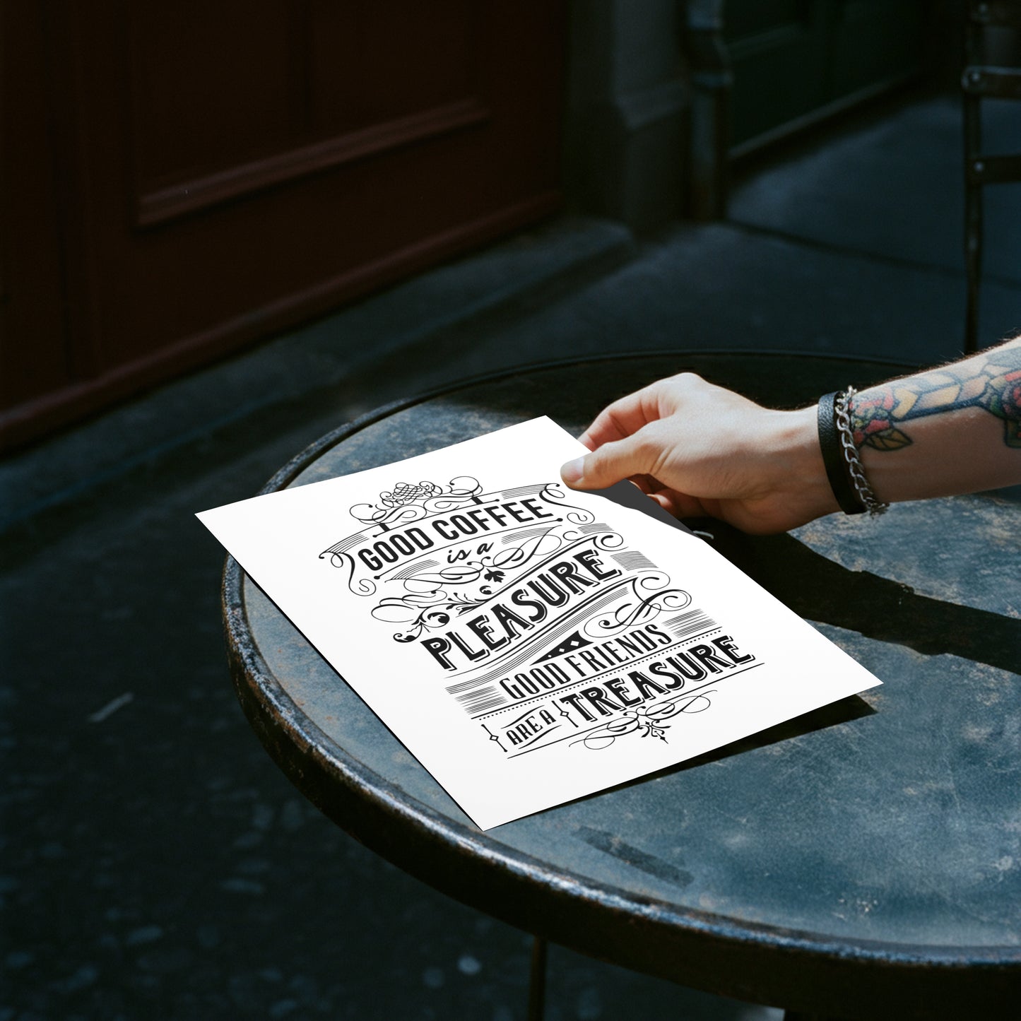 Good Coffee & Good Friends: PNG SVG JPEG PDF